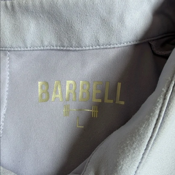 Barbell Apparel Mens L Performance Stretch Polo Shirt Short Sleeves Lavender - Picture 4 of 9